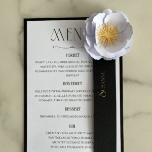 Guru & Muse I Håndlavede invitationer, bordkort og festdekorationer til din fejring